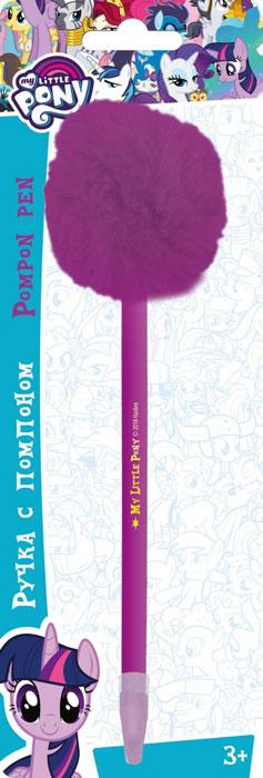 Ручка шариковая с помпоном Hatber My Little Pony Синяя 0,7 мм - фото 1 - id-p221558782