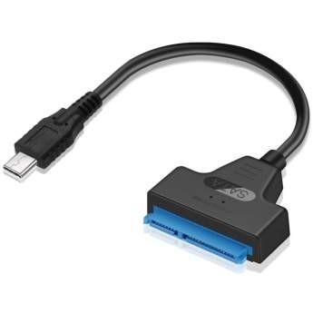 ORIENT UHD-504N-C, USB 3.2 Gen1 (USB 3.0) адаптер для SSD & HDD 2.5" SATA 6GB/s (ASM225CM, поддержка UASP), - фото 1 - id-p221328213