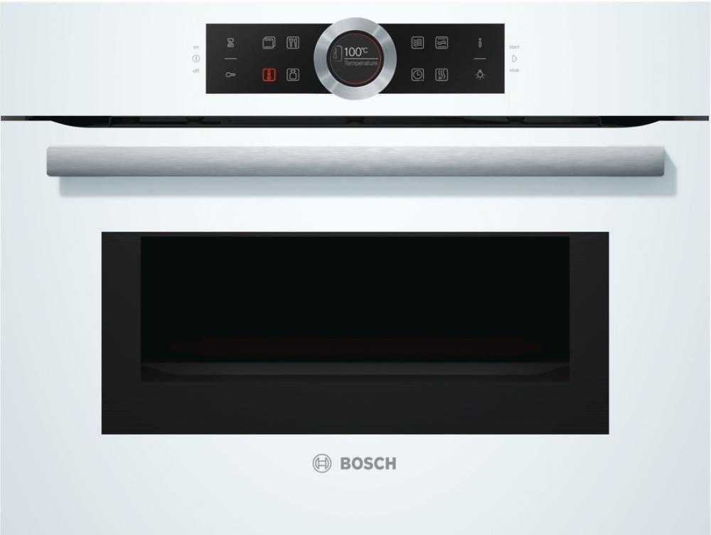 Духовой шкаф Электрический Bosch Serie 8 CMG633BW1 белый - фото 1 - id-p221561377