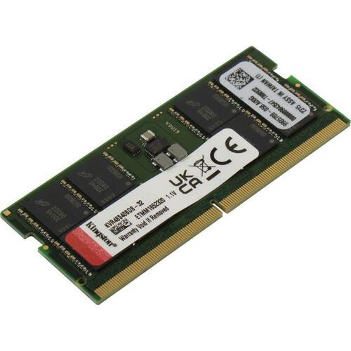 Модуль памяти Kingston KVR48S40BD8-32 DDR5 SODIMM 32Gb PC5-38400 CL40 (for NoteBook) 13402319 - фото 1 - id-p221561596