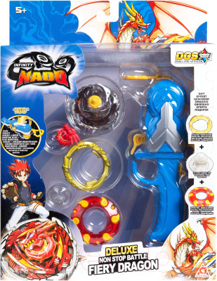 Игрушка детская Infinity Nado Волчок Адвансд Fiery Dragon / 37704 - фото 1 - id-p221566495