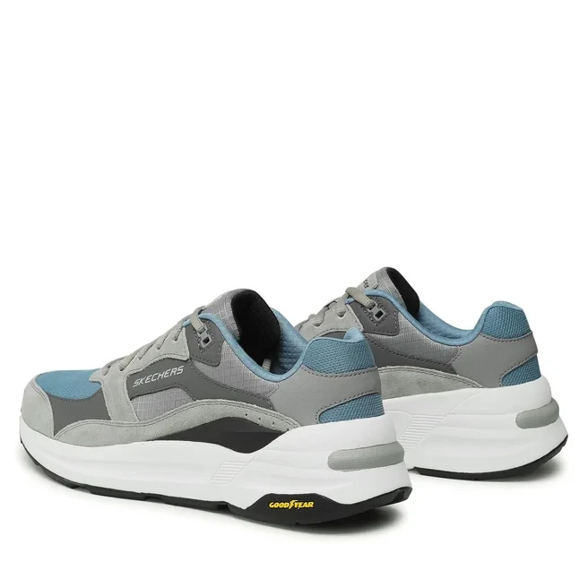 Кроссовки мужские SKECHERS Global Jogger серый 237200-GYBL - фото 3 - id-p221444893