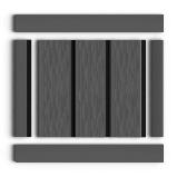 Панель из фитополимера LV127W GR15K HIWOOD ш. 12 х в. 120 х д. 2700 мм., фото 4