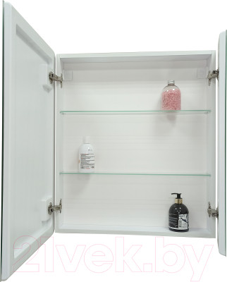 Шкаф с зеркалом для ванной Континент Emotion Led 70x80 - фото 6 - id-p221579836