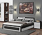 Кровать полуторная СН-120.03 120см Белый - Серый графит, фото 4
