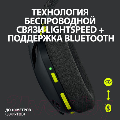 Беспроводные наушники Logitech G435 - фото 2 - id-p221581017