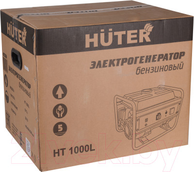 Бензиновый генератор Huter HT1000L - фото 6 - id-p221582098