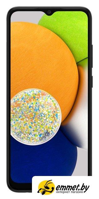Смартфон Samsung Galaxy A03 SM-A035F/DS 128GB (черный) - фото 2 - id-p221584525