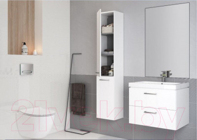 Шкаф-пенал для ванной Cersanit Lara / SB-SL-LAR/Wh - фото 3 - id-p221584730