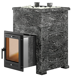 Банная печь Everest "Steam Master 30 INOX" Пироксенит, S-40