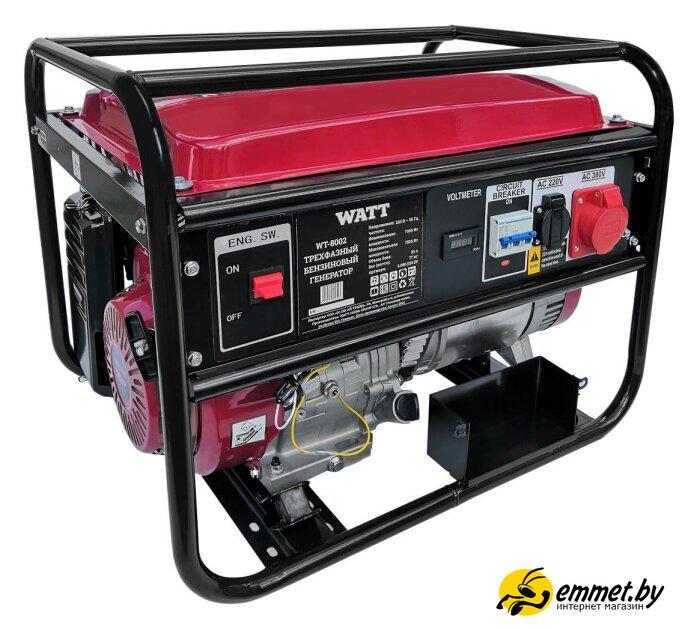 Бензиновый генератор WATT WT-8002 - фото 1 - id-p221585563