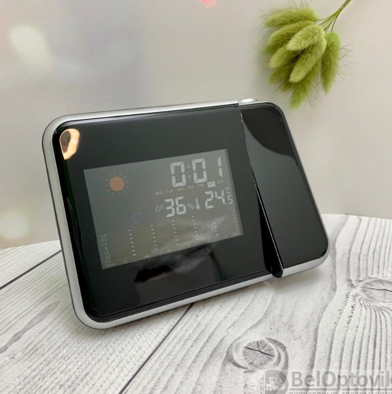 Часы - метеостанция с будильником и проектором времени Jetix - фото 3 - id-p221590043