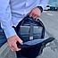 Городской рюкзак “BACKPACK” с USB и отделением для ноутбука до 17" черный, фото 3