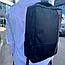 Городской рюкзак “BACKPACK” с USB и отделением для ноутбука до 17" черный, фото 6