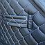 Автомобильный органайзер Кофр в багажник Premium CARBOX Усиленные стенки (размер 30х30см) Черный с синей, фото 2