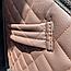 Автомобильный органайзер Кофр в багажник LUX CARBOX Усиленные стенки (размер 30х30см) Бежевый с бежевой, фото 9