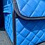 Автомобильный органайзер Кофр в багажник LUX CARBOX Усиленные стенки (размер 30х30см) Синий с синей строчкой, фото 8