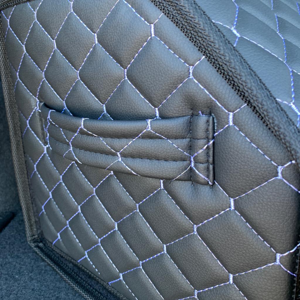 Автомобильный органайзер Кофр в багажник Premium CARBOX Усиленные стенки (размер 50х30см) Черный с черной - фото 7 - id-p221590460