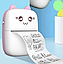 Портативный мини принтер Mini Learns Printer для печати с телефона Синий/Розовый, фото 2
