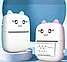 Портативный мини принтер Mini Learns Printer для печати с телефона Синий/Розовый, фото 8