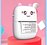 Портативный мини принтер Mini Learns Printer для печати с телефона Синий/Розовый, фото 9
