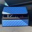 Автомобильный органайзер Кофр в багажник LUX CARBOX Усиленные стенки (размер 50х30см) Черный с синей строчкой, фото 6