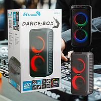 Портативная bluetooth колонка Eltronic DANCE BOX 220 Watts арт. 20-47 с LED-подсветкой и RGB светомузыкой,