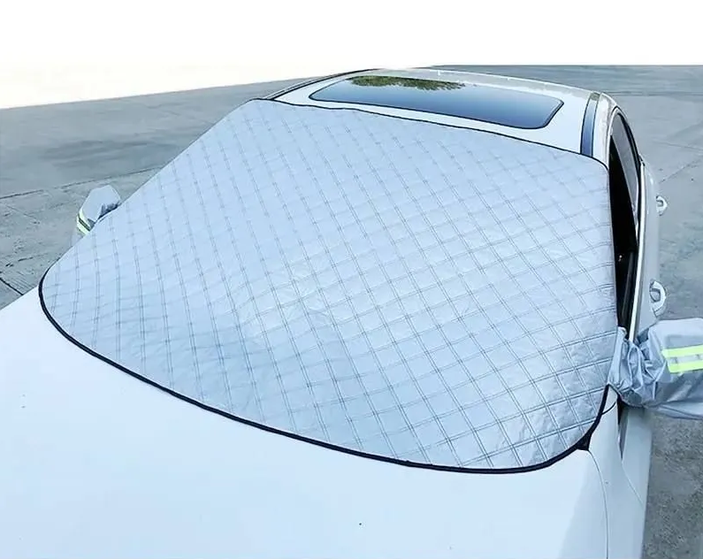 Универсальная накидка - чехол для лобового стекла и зеркал заднего вида на автомобиль / тент - накидка / - фото 10 - id-p221591108