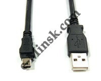 Кабель USB A-Mini B (5P) (для фото) профессиональный, 1.8м, КНР - фото 1 - id-p366767