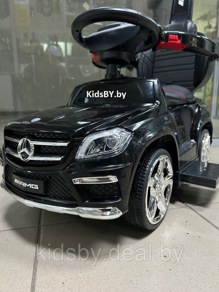 Детская машинка Каталка, толокар RiverToys Mercedes-Benz GL63 A888AA-M (черный) Лицензия - фото 2 - id-p55066489