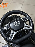 Детская машинка Каталка, толокар RiverToys Mercedes-Benz GL63 A888AA-M (черный) Лицензия, фото 3