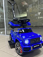 Детский толокар RiverToys Mercedes-Benz GL63 Z001ZZ-A (синий бриллиант) 3 в 1 электромобиль, трансформируется