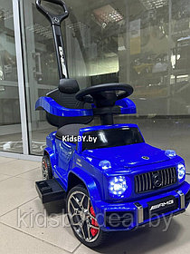 Детский толокар RiverToys Mercedes-Benz GL63 Z001ZZ-A (синий бриллиант) 3 в 1 электромобиль, трансформируется
