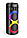 ZQS-6220 Портативная блютуз колонка BT Speaker, Пульт ДУ Проводной микрофон RGB подсветка, фото 3