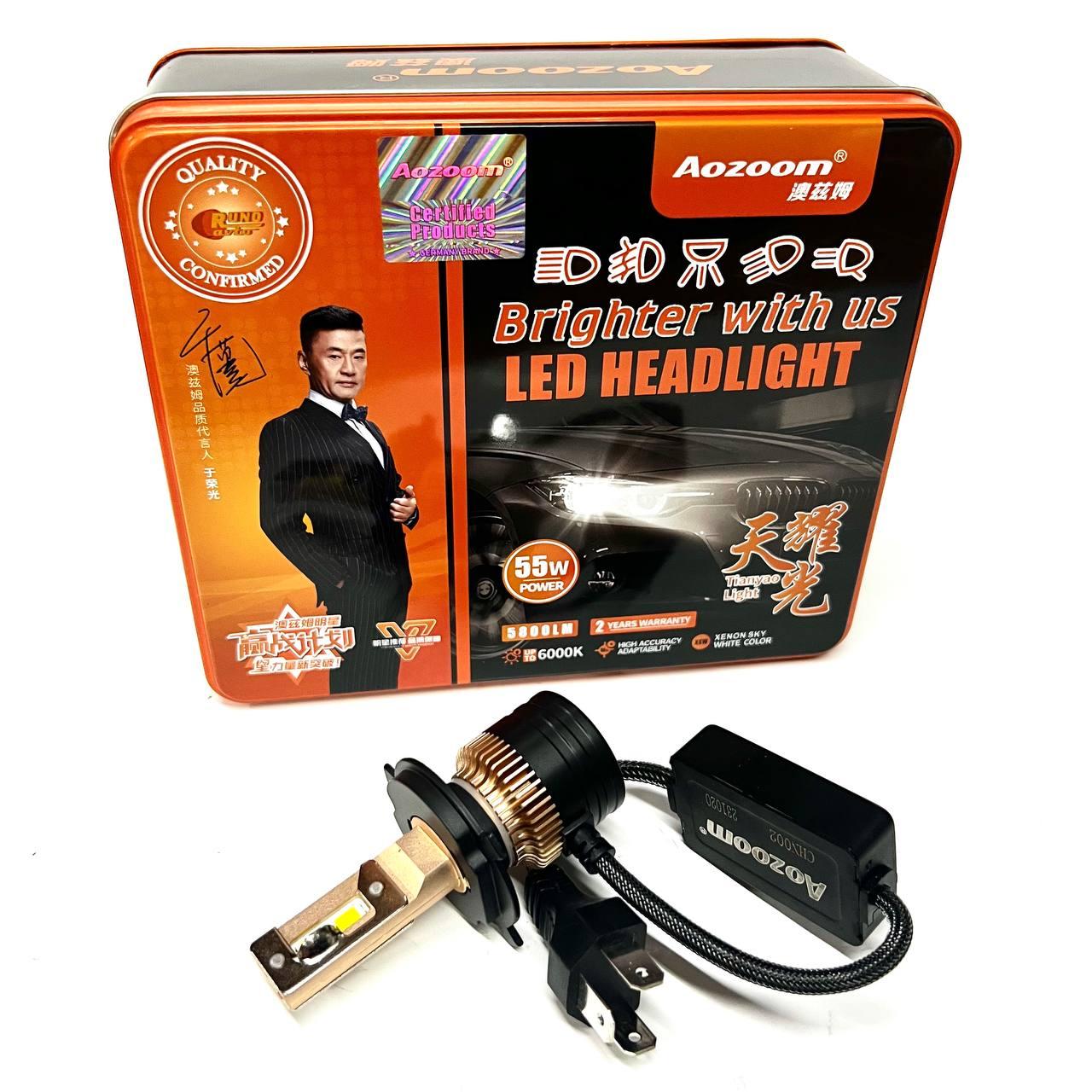 Aozoom XO 55Вт H4 - светодиодная лампа