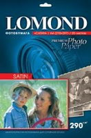 Фотобумага Lomond Premium (1108200) A4, 290 / матовая Сатин / 20л, КНР - фото 1 - id-p368041