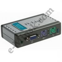 Переключатель KVM Switch D-Link KVM-121 (2-портовый, PS/2), КНР - фото 1 - id-p369344