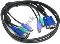 Кабель для переключателя KVM Switch PS/2 D-Link DKVM-CB15, КНР