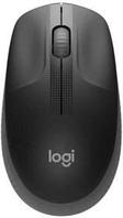 Мышь беспроводная Logitech M190 Charcoal черная, оптическая, 1000dpi, 2.4GHz, USB-ресивер (091825)