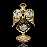 Сувенир «Ангел», с кристаллами , 7,5 см, фото 3