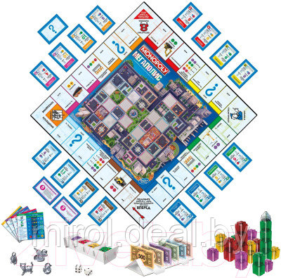 Настольная игра Hasbro Монополия Мегаполис / F1696121 - фото 4 - id-p221598632