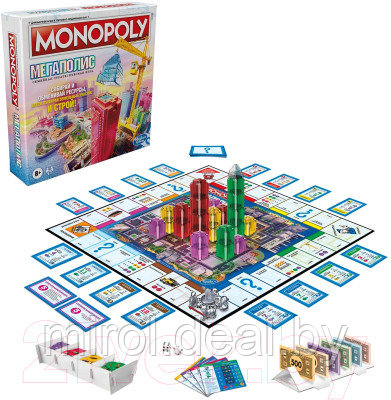 Настольная игра Hasbro Монополия Мегаполис / F1696121 - фото 6 - id-p221598632
