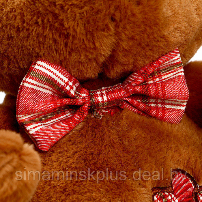 Мягкая игрушка "Медведь" с бантом и сердцем, 39 см - фото 4 - id-p221599025
