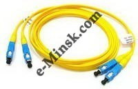 Волоконнооптический кабель, оптоволокно для Байфлай ByFly (xPON, GPON), SC/UPC (SC/APC), Duplex, SM, MM, - фото 1 - id-p949629