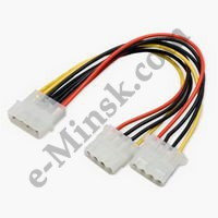 Переходник кабеля питания (разветвитель) Molex - 2 x Molex, КНР