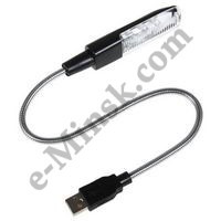 USB-лампа, фонарик на гибкой ножке с выключателем (3 диода), КНР - фото 1 - id-p1361528