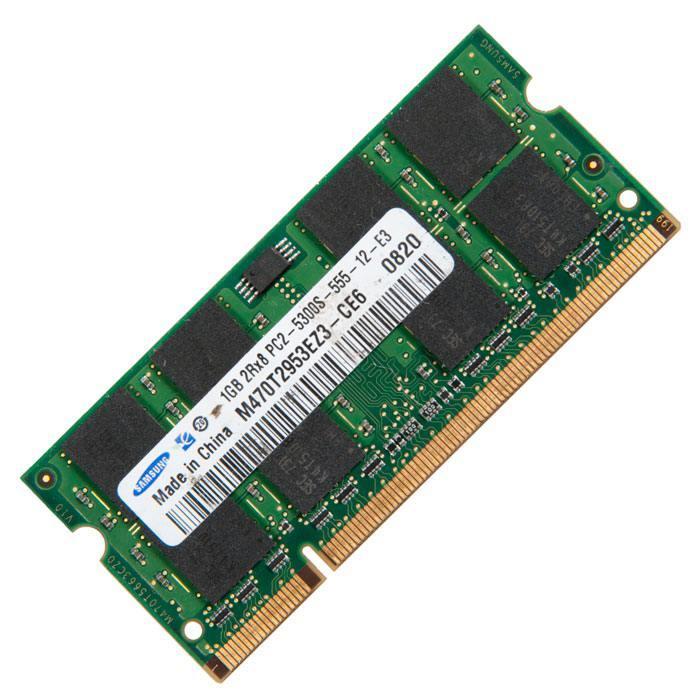 Оперативная память SO-DDR2 RAM 1GB PC2-5300 Samsung (с разбора)