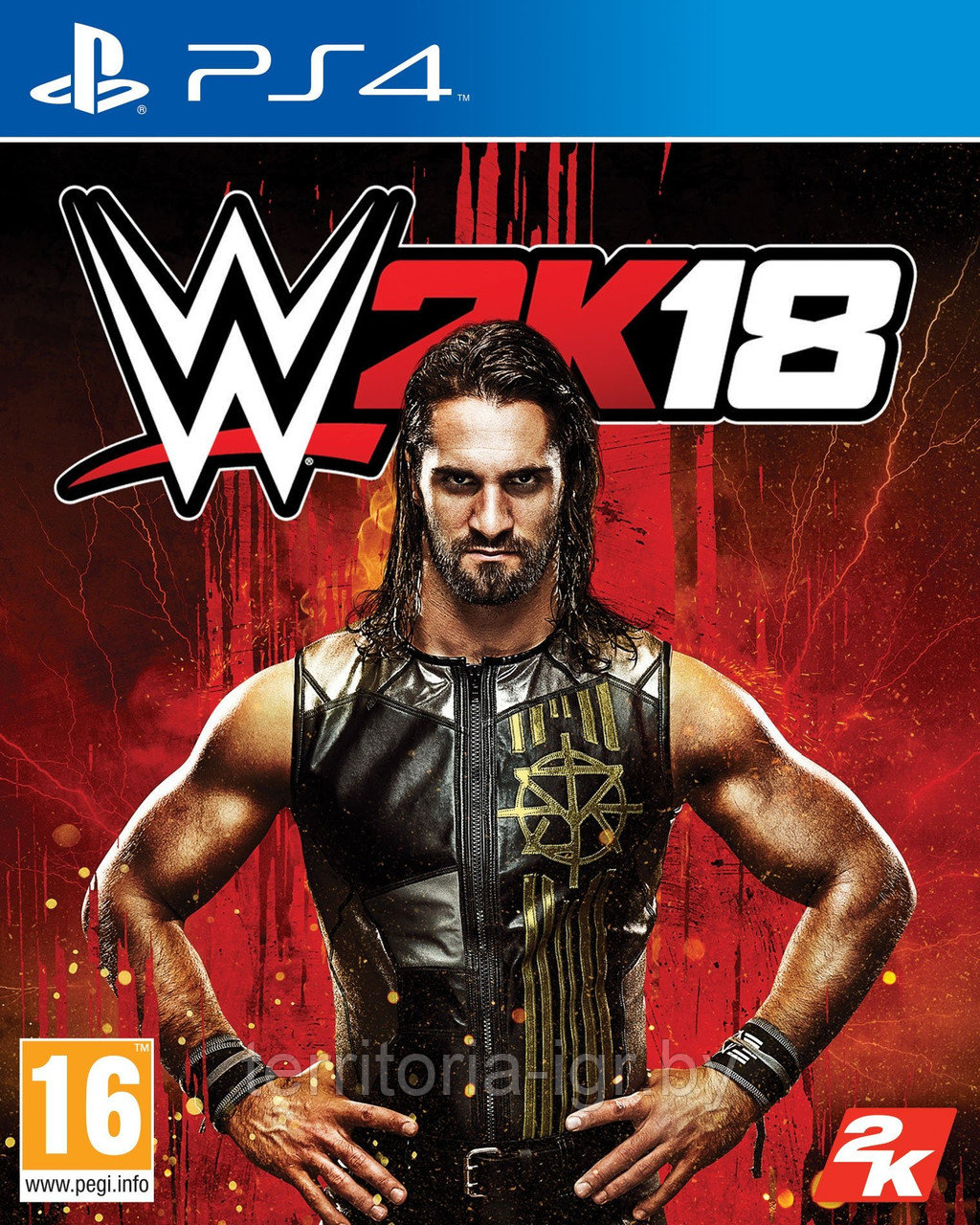 WWE 2K18 PS4 (Английская версия) БУ ДИСК - фото 1 - id-p141563031