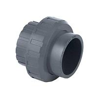 Муфта разборная (разъемное соединение) НПВХ (ПВХ) d 40 mm.