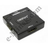 Видеопереключатель (Video Switch) 3 x Orient HS0301L (HDMI), КНР - фото 1 - id-p1818873